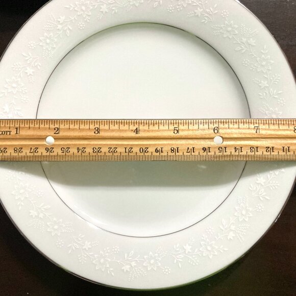 Noritake Fine China Buckingham #6438 Pattern 8” Salad Plate Dish Japan-Made Vtg - Picture 5 of 11